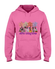  German Wirehaired Pointer happy everything for German Wirehaired Pointer lover Hooded Sweatshirt tile