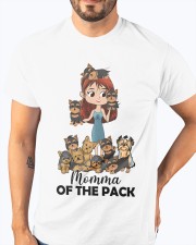 Yorkshire Terrier momma of the pack for yorkshire lover Classic T-Shirt apparel-classic-tshirt-lifestyle-front-96