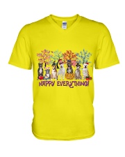 American Staffordshire Terrier happy everything for American Staffordshire Terrier lover V-Neck T-Shirt tile