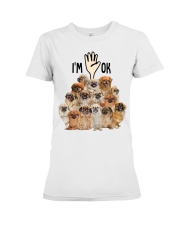 Full of Tibetan Spaniels i'm ok - for Tibetan Spaniel lover Premium Fit Ladies Tee tile