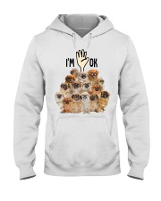 Full of Tibetan Spaniels i'm ok - for Tibetan Spaniel lover Hooded Sweatshirt tile