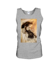 Jesus with lovely Bella Unisex Tank tile