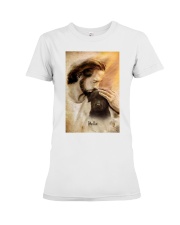 Jesus with lovely Bella Premium Fit Ladies Tee tile