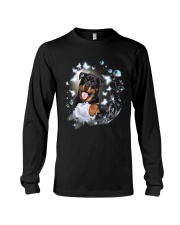 Rottweiler magical white rose - Rottweiler lover Long Sleeve Tee tile