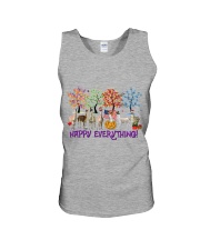 Llama happy everything Irish for Wolfhound lover Unisex Tank tile