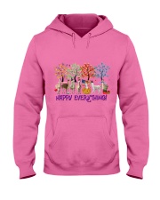 Llama happy everything Irish for Wolfhound lover Hooded Sweatshirt tile