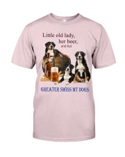 Greater Swiss Mountain Dog just fine Premium Fit Mens Tee tile