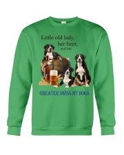 Greater Swiss Mountain Dog just fine Crewneck Sweatshirt tile