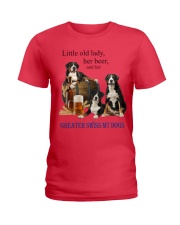 Greater Swiss Mountain Dog just fine Ladies T-Shirt tile