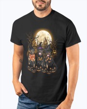 Three Rottweilers happy halloween - for Rottweiler lover Classic T-Shirt apparel-classic-tshirt-lifestyle-front-91