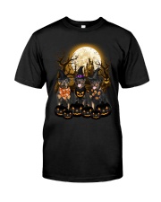 Three Rottweilers happy halloween - for Rottweiler lover Premium Fit Mens Tee tile