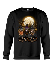 Three Rottweilers happy halloween - for Rottweiler lover Crewneck Sweatshirt tile