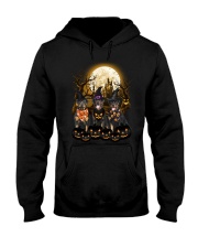 Three Rottweilers happy halloween - for Rottweiler lover Hooded Sweatshirt tile