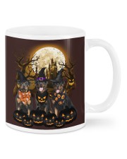 Three Rottweilers happy halloween - for Rottweiler lover Mugs tile
