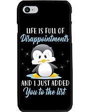 Penguin life is full of disappointments Phone Case tile