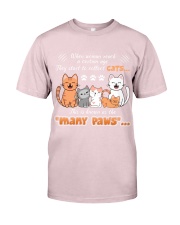 Cat many paws for cat lover Premium Fit Mens Tee tile