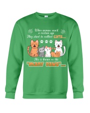 Cat many paws for cat lover Crewneck Sweatshirt tile