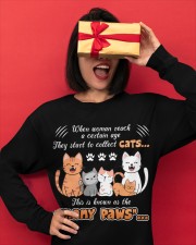 Cat many paws for cat lover Long Sleeve Tee apparel-long-sleeve-tee-lifestyle-front-32