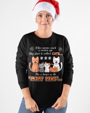 Cat many paws for cat lover Long Sleeve Tee apparel-long-sleeve-tee-lifestyle-front-41