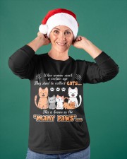 Cat many paws for cat lover Long Sleeve Tee apparel-long-sleeve-tee-lifestyle-front-42