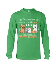 Cat many paws for cat lover Long Sleeve Tee tile