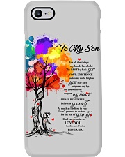 To my son cus Phone Case tile