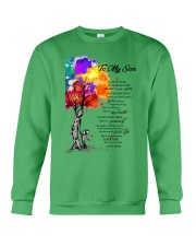 To my son cus Crewneck Sweatshirt tile