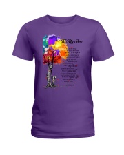To my son cus Ladies T-Shirt tile