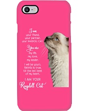 Ragdoll Cat Im your friend your partner Phone Case tile