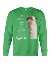 Ragdoll Cat Im your friend your partner Crewneck Sweatshirt tile