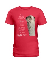 Ragdoll Cat Im your friend your partner Ladies T-Shirt tile