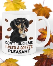 Dachshund don't touch me i need a coffee - for Dachshund lover Mug ceramic-mug-lifestyle-11