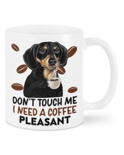 Dachshund don't touch me i need a coffee - for Dachshund lover Mug front