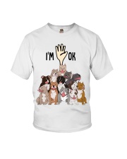 Full of American bully i'm ok - for American bully lover Youth T-Shirt tile
