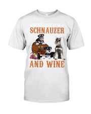 Powered By Schnauzer dog lover Premium Fit Mens Tee tile
