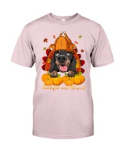 Dachshund thankful and blessed for dachshund lover Premium Fit Mens Tee tile