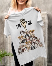 Full of Shih tzus i'm ok Classic T-Shirt apparel-classic-tshirt-lifestyle-front-117