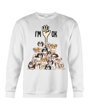 Full of Shih tzus i'm ok Crewneck Sweatshirt tile