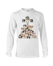 Full of Shih tzus i'm ok Long Sleeve Tee tile