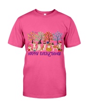 Akita inu happy everything for Akita inu lover Classic T-Shirt tile