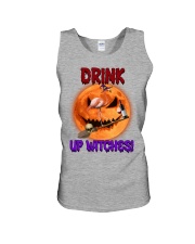 Flamingo drink up witches for flamingo lover Unisex Tank tile