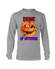Flamingo drink up witches for flamingo lover Long Sleeve Tee tile