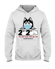 Husky-quarantined Hooded Sweatshirt thumbnail