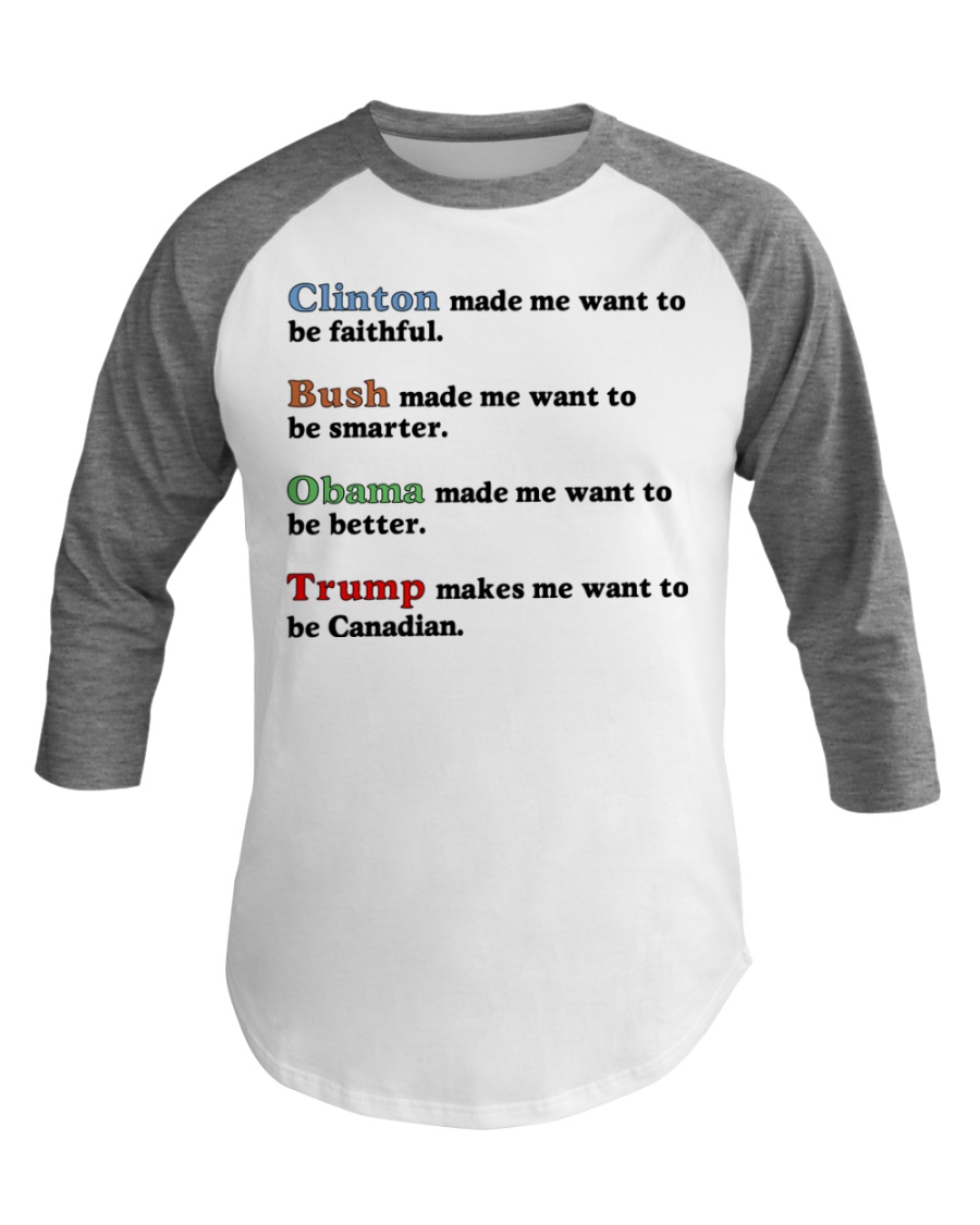 4 presidents Baseball Tee