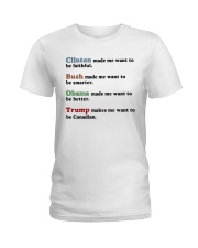 4 presidents Ladies T-Shirt thumbnail
