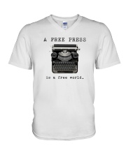 THE PRESS V-Neck T-Shirt thumbnail