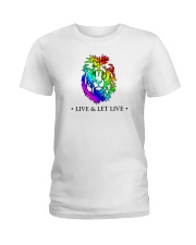 Live and Let Live PRIDE Ladies T-Shirt thumbnail