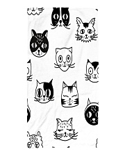 Cats Black and White Beach Towel Beach Towel front