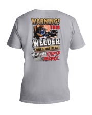 Welder does not play well with stupid people V-Neck T-Shirt thumbnail