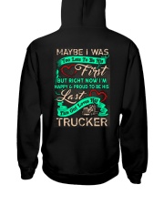 Cute Trucker's Lady Hoodie Hooded Sweatshirt back